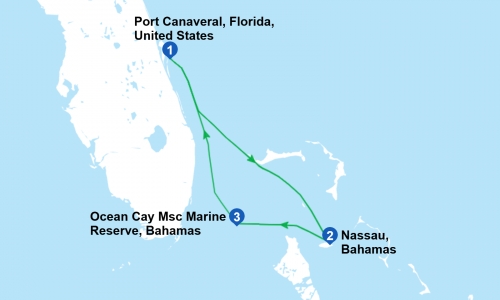 Croaziera individuala - MSC Grandiosa - Caraibe si America Centrala din Port Canaveral - 4 nopti, karpaten.md